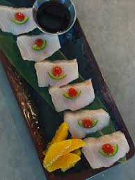 Stoneacre Brasserie signature dishes Shrimp TempuraNew York RollHamachi Serrano